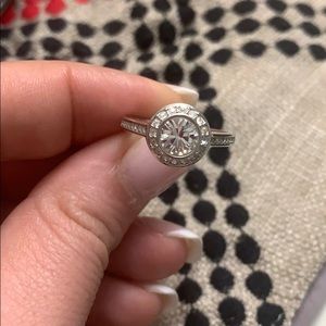 Swarovski Crystal ring size 8